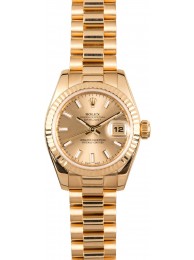 Rolex Ladies President 179178 Champagne WE03972