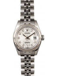 Rolex Lady Datejust 179174 Silver Jubilee Diamond Dial WE01897