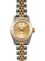 Rolex Lady Oyster Perpetual 67193 Champagne Dial WE04710