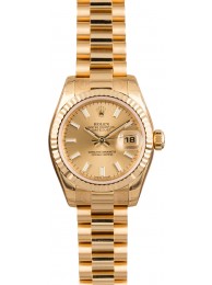 Rolex Lady President 179178 Champagne Dial WE03789