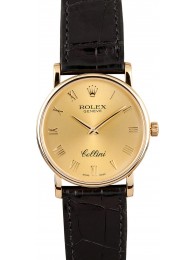 Rolex Men's Cellini 18K Yellow Gold 5115 WE01960