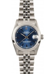 Rolex Mid-size Datejust 68240 Blue Dial WE04617