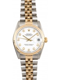 Rolex Mid-size Datejust 78273 Diamond Dial WE04720