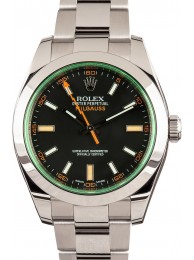 Rolex Milgauss Green Anniversary 116400V WE04675