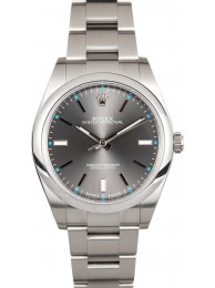 Rolex Oyster Perpetual 114300 Dark Rhodium Index Dial WE04665