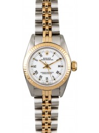 Rolex Oyster Perpetual 67193 Two Tone Ladies Watch WE02062