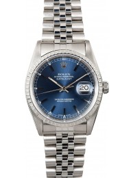 Rolex Oyster Perpetual Datejust 16220 Blue Index WE01882