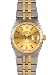 Rolex OysterQuartz Datejust 17013 Two Tone Integral Band WE00375