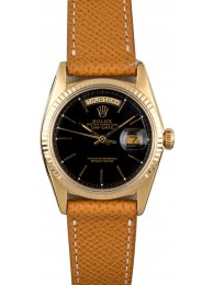 Rolex President 1803 Black 'Pie Pan' Dial WE03782