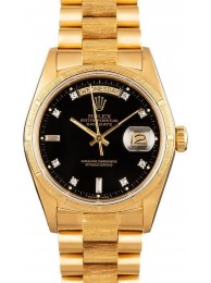 Rolex President Bark 18078 Diamond Dial WE04614