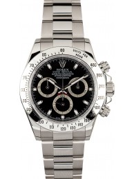 Rolex Steel Daytona 116520 Black WE03705