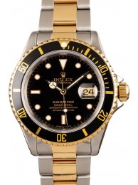 Rolex Submariner 16613 Black and Gold WE01534