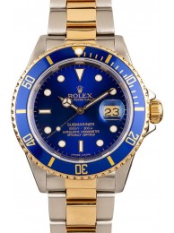 Rolex Submariner 16613 Blue Dial WE00036