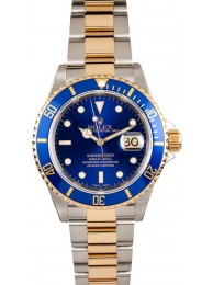 Rolex Submariner Blue 16613T Gold Clasp WE02963