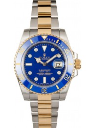 Rolex Submariner Two Tone 116613 Diamond Dial WE03441