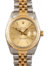 Rolex Two-Tone Datejust Reference 16013 WE00098