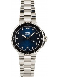 Top Oris Aquis Date Blue Diamond Dial WE00223
