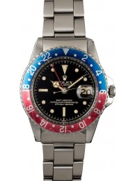 Vintage 1961 Rolex GMT-Master 1675 Glossy Gilt Dial WE01279