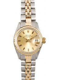 Vintage Ladies Rolex Date 6517 Two-Tone WE02355