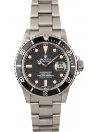 Vintage Rolex Submariner 16800 Matte Black Dial WE00004